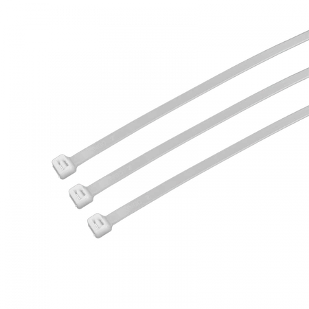 Káblové pásky 7,6x750 mm Biele TRACKS Zipové pásky OK-76750W .MORE 50 ks.