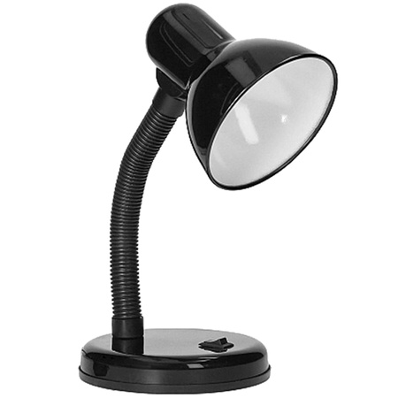 Stolná stolná lampa Nastaviteľné školské nočné svetlo E27 Fupi Black