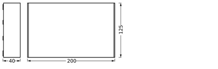 Vonkajšia záhradná lampa LED fasádna nástenná lampa 7W 330lm 3000K IP65 Endura Ledvance šedá