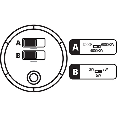 Zapustené LED svietidlo na zapustenie 3W / 5W / 7W CCT White Square DOWNLIGHT Ecolight