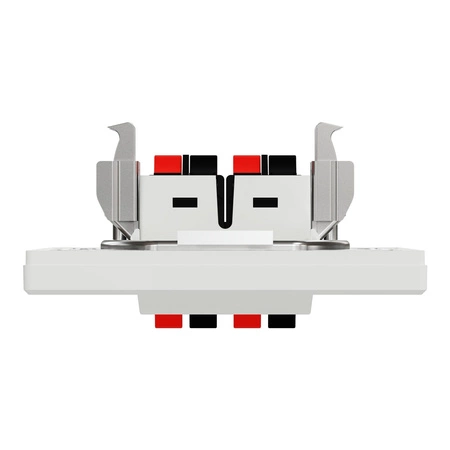 Dvojitá zásuvka pre reproduktory pod omietku biela SCHNEIDER ASFORA