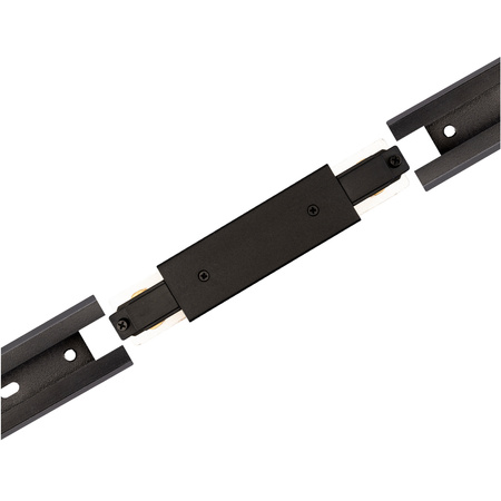 1F KOĽAJNICOVÝ KONEKTOR PRIAMY S NAPÁJANÍM ČIERNY LUMILED