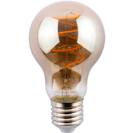 Záhradná vonkajšia svetelná reťaz Girland 20m 20x žiarovky E27 SMOKEY 6W 2200K MALUS Lumiled