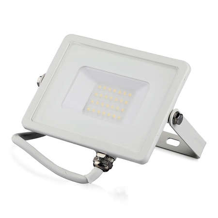 LED reflektor 20W 1600lm 6400K IP65 biely Samsung Chip VT-20-W V-TAC