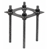 BASE SV 200x200mm KOBI Nastaviteľná základová kotva pre stĺpy