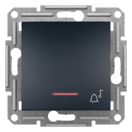 Podomietkové tlačidlo zvončeka s osvetlením bez rámu SCHNEIDER ASFORA