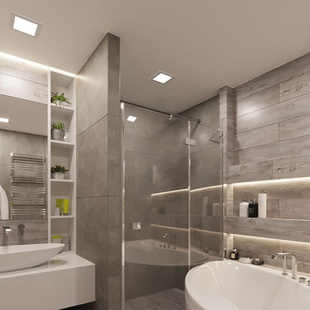 LED panel Zapustené vstavané svietidlo 18W 2200lm 4000K, neutrálna biela Videx