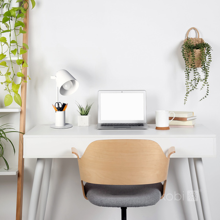 Stolná lampa Stolné svietidlo Nastaviteľné E27 Biela Rolig Kobi