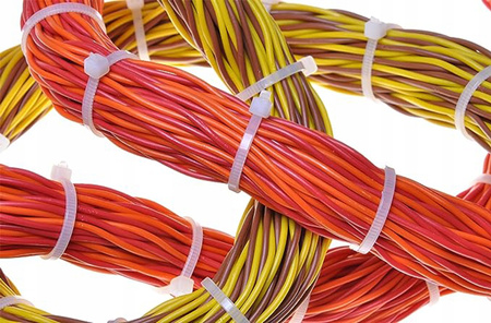 Káblové svorky Strong 2,5x100 mm biele 100 ks LUMILED