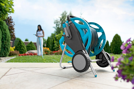 Súprava DISCOVER Cart s 1/2" hadicou MULTIFLEX 20 m s koncovkami a pištoľou ERGO CELLFAST