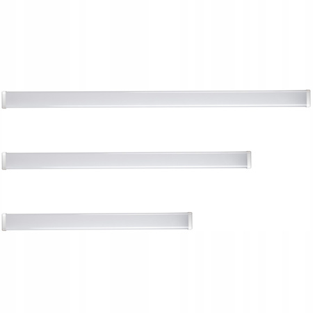 Stropné svietidloLED pásom 15W 1600lm 4000K neutrálna biela Obdĺžnikový chróm IP44 Akvo Kanlux