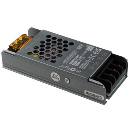 Modulárny napájací zdroj pre LED pásy SLIM 60W 12V 5A IP20 PREMIUM Ecolight