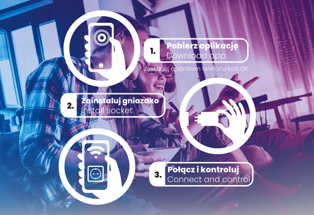 2x WiFi inteligentná zásuvka Wattmeter Timer TUYA SMART NIVO LUMILED