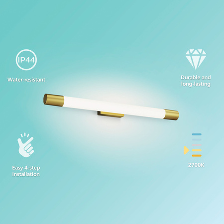 LED 10W 1500lm 2700K 60cm IP44 Copper Rover Philips nad zrkadlom