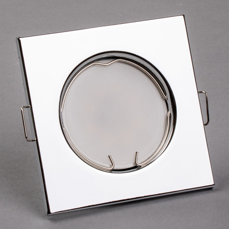 6x PAVO Chrómový plech Štvorcové svietidlo MR16 GU10 LUMILED