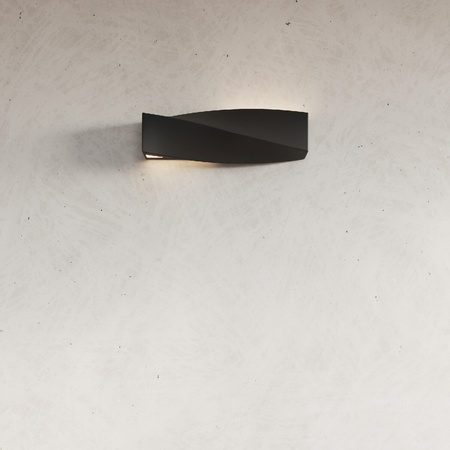 Nástenné svietidlo Nástenné svietidlo E27 obdĺžnikové čierne Moderné Sigma Sollux