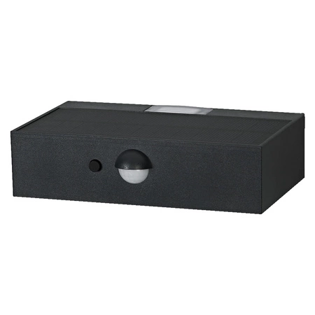 Vonkajšia záhradná lampa Vonkajšia nástenná LED lampa 3W 300lm 3000K IP65 sivá so senzorom pohybu a súmraku Endura Ledvance