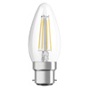 LED žiarovka B35 sviečka B22d 4W = 40W 470lm 2700K teplá biela 300° Retrofit Filament CLASSIC Osram