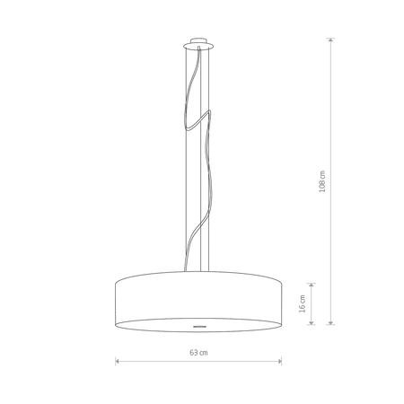 Závesné stropné svietidlo 3x E27 biele moderné VIVIANE 6772 Nowodvorski