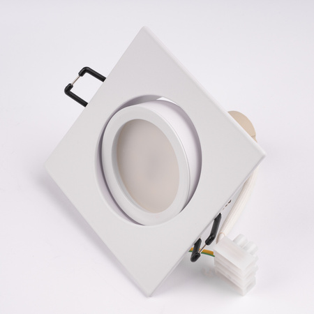 TRIX 3v1 GU10 6W 4000K WHITE MAT LUMILED štvorcové halogénové svietidlo na zapustenie