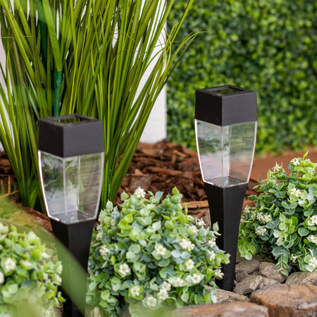 LED solárna záhradná lampa Drive 5500-6000K IP44 Dusk Sensor