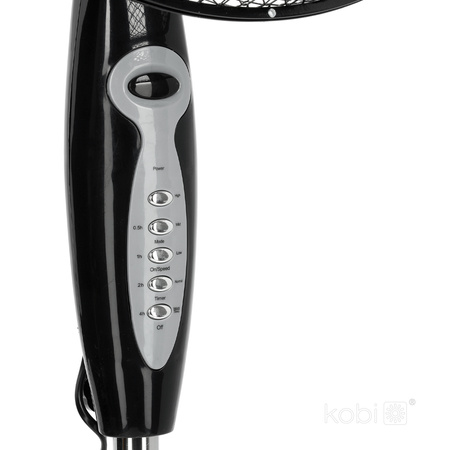 Cirkulačný ventilátor stojaci vietor čierny 45W diaľkové ovládanie VIENTO-R Windstar Kobi