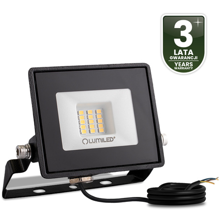 LED reflektor ZUNA2 10W 900lm 4000K IP65 Black LUMILED