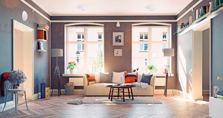 Stropné svietidlo LED Plafond E27 IP20 biele PLAFMIN KANLUX