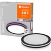 Plafond LED svietidlo na povrchovú montáž 28W 750lm RGB CCT so stmievateľným podsvietením 46cm čierne SMART+ WiFi Orbis Ledvance