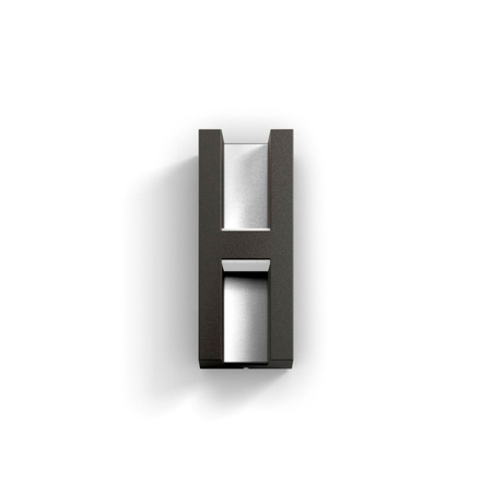 Záhradné nástenné svietidlo Vonkajšia fasádna LED lampa 9W 1000lm 2700K IP44 Antracitové tienidlá Philips