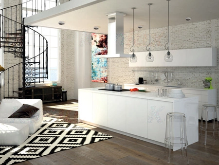 Stropné bodové svietidlo LED GU5.3 GU10 Round White Elnis Kanlux na zapustenú montáž