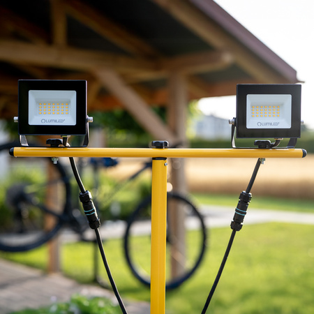 Svetlomet LED Kit Lamp 2x 20W Pracovný stavebný statív 6500K