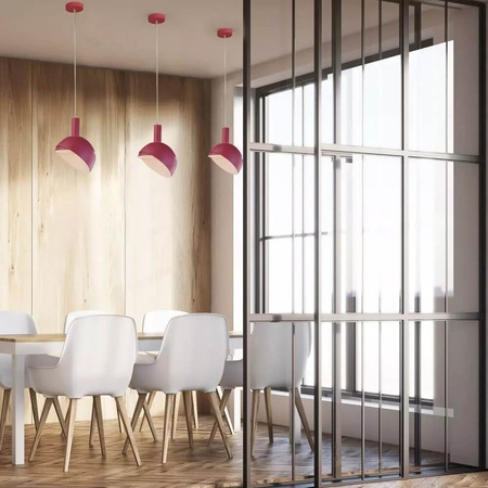 Závesné svietidlo Svietidlo E14 Pohyblivé tienidlo ružové VT-7100 V-TAC