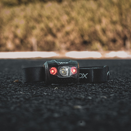 Nabíjacia čelová baterka 100lm LED + 2x LED VA0178 VAYOX