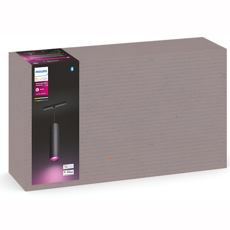 LED 5,1 W 510lm IP20 Biela a farebná atmosféra RGB + TW Black Smart SMART Zigbee Bluetooth Perifo Stropné závesné svietidlo Philips HUE