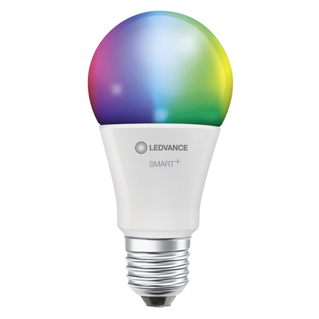 LED žiarovka E27 9W = 60W 806lm RGBW CCT Stmievateľná SMART+ WiFi Classic Ledvance