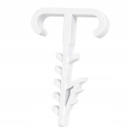 USMP-3-BIS YDYp dvojitý hák montážna konzola pre ploché káble 500ks ECOLIGHT