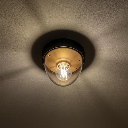 Plafond Oprawa Sufitowa Ogrodowa Lampa Kinkiet E27 Złoty Wodoodporna IP44 NOOK 7976 Nowodvorski