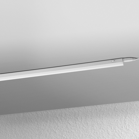 Lineárne pásové svietidlo 4W 450lm 3000K teplá bielaprepínačom Biela lišta Ledvance