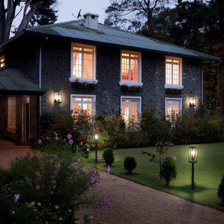 Endura Ledvance E27 60cm IP44 Grey Vonkajšie stojace tyče Záhradné svietidlo