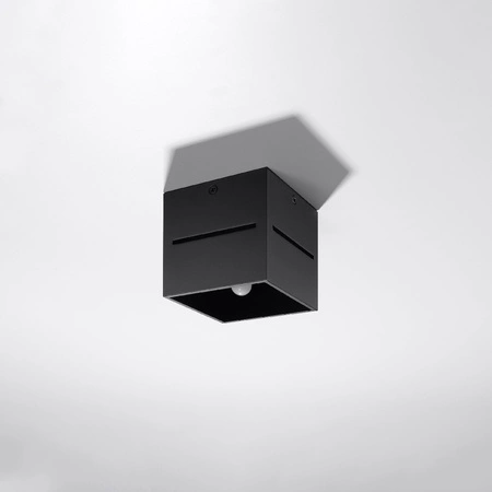 Stropné svietidlo Povrchová montáž Cube G9 Square Black Moderné svietidlo Lobo Sollux