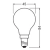 LED žiarovka P45 guľka E14 1,2W = 25W 255lm 2700K teplá biela 330° 213lm/W CLASSIC ENERGY EFFICIENCY Osram
