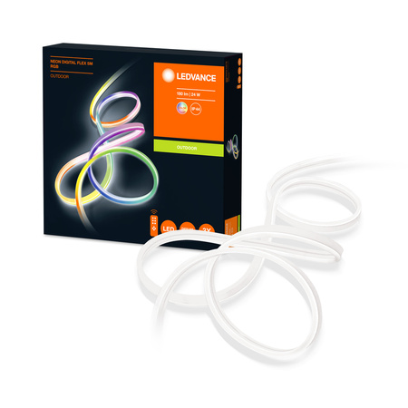 LED pásik vonkajší RGB stmievateľný 23W 180lm K IP44 Neon Flex Ledvance