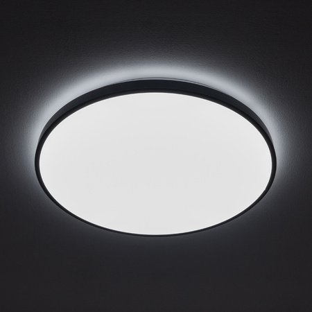 Plafond Stropné svietidlo LED Povrchové svietidlo 32W 2700lm 4000K neutrálna biela čierny Vodotesné IP44 AGNES ROUND LED PRO 10974 Nowodvorski