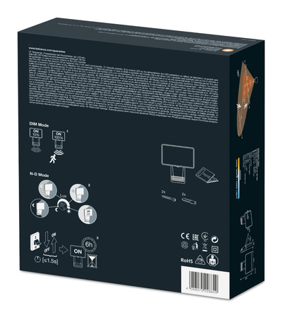 LED reflektor Vonkajšie reflektory 27W 3000lm 4000K IP55 sivá so senzorom pohybu a súmraku Endura Ledvance