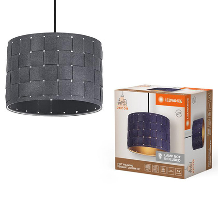 Dekoratívne stropné závesné svietidlo E27 Overhang Grey Decor Ledvance