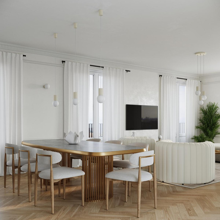 Stolná stolová lampa G9 Round Beige Modern Matte Halo Sollux