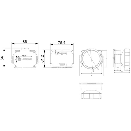 LED hlavová baterka dobíjateľná 1,5 W 100 lm 6500 K studená biela oranžová Ledvance Light