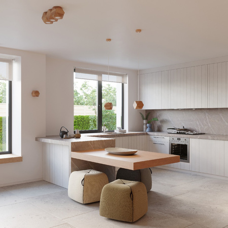 Stropné svietidlo GU10 Geometric Brown Scandinavian Woody Sollux na povrchovú montáž