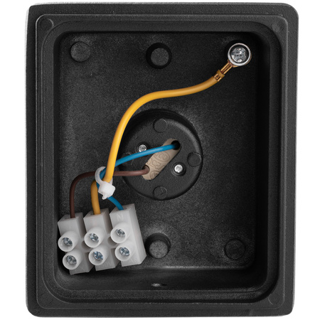 Záhradné nástenné svietidlo LED G9 nastaviteľné okrúhle hore dole čierne PYXIS LUMILED